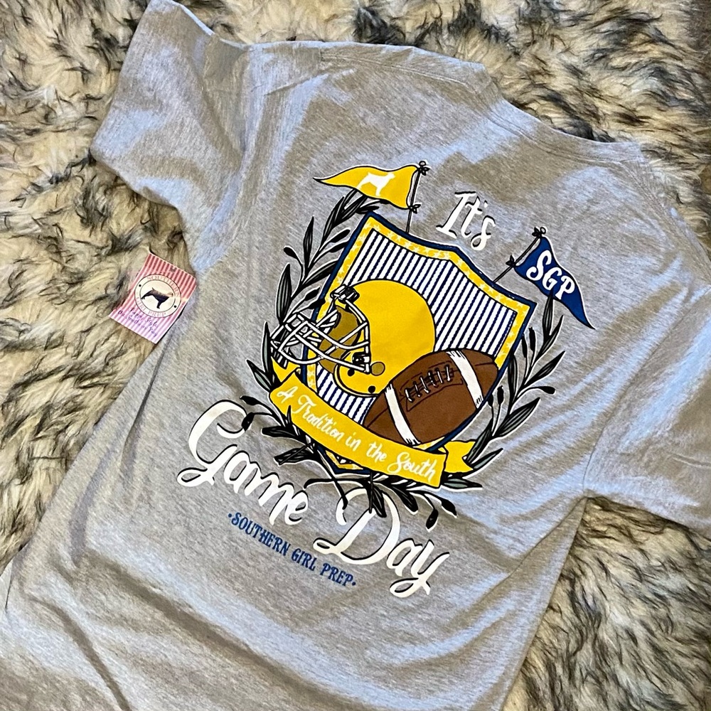 Southern Girl Prep “it’s game day” graphic tee